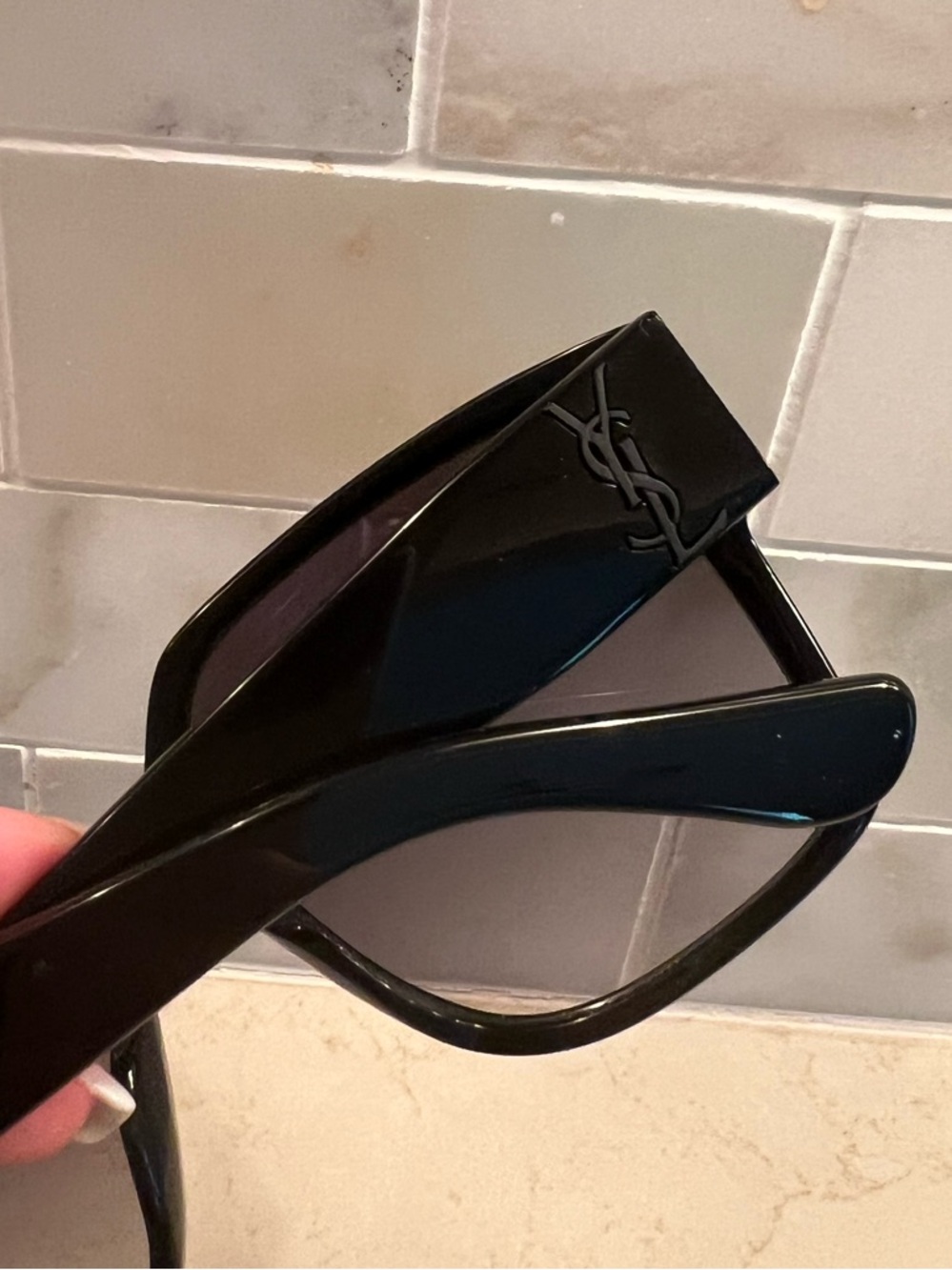 Saint Laurent Black Grey Sunglasses SLM9 - Picture 4 of 15